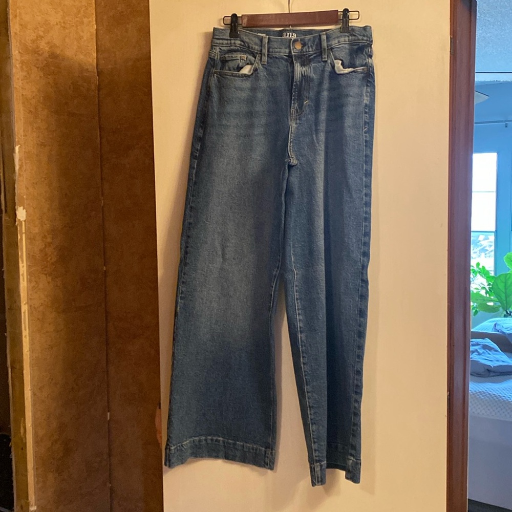 Wide leg jeans. Worn  twice.